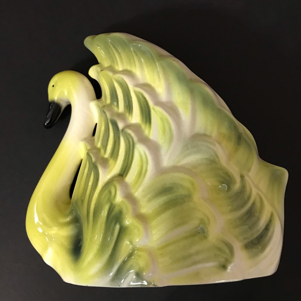 Vintage Swan Flower Vase - Picture 3 of 11